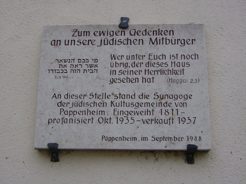 Datei:Synagoge Tafel.JPG